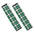 Saint Patrick's Day Stewart Plaid Print Car Seat Belt Covers