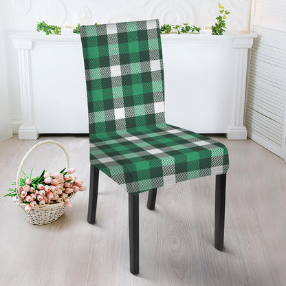 Saint Patrick's Day Stewart Plaid Print Dining Chair Slipcover