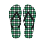 Saint Patrick's Day Stewart Plaid Print Flip Flops