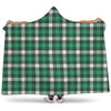 Saint Patrick's Day Stewart Plaid Print Hooded Blanket