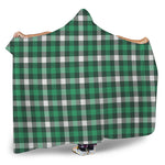 Saint Patrick's Day Stewart Plaid Print Hooded Blanket