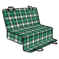 Saint Patrick's Day Stewart Plaid Print Pet Car Back Seat Cover
