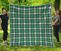 Saint Patrick's Day Stewart Plaid Print Quilt