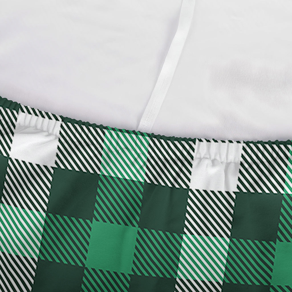 Saint Patrick's Day Stewart Plaid Print Sofa Cover