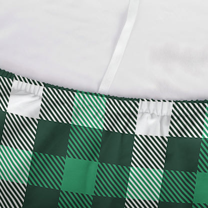 Saint Patrick's Day Stewart Plaid Print Sofa Cover