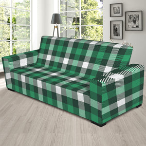 Saint Patrick's Day Stewart Plaid Print Sofa Slipcover