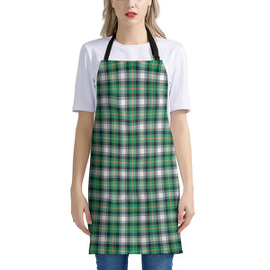 Saint Patrick's Day Tartan Pattern Print Apron