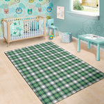 Saint Patrick's Day Tartan Pattern Print Area Rug