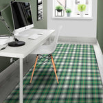 Saint Patrick's Day Tartan Pattern Print Area Rug