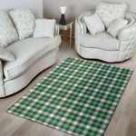Saint Patrick's Day Tartan Pattern Print Area Rug