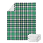 Saint Patrick's Day Tartan Pattern Print Blanket