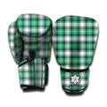 Saint Patrick's Day Tartan Pattern Print Boxing Gloves