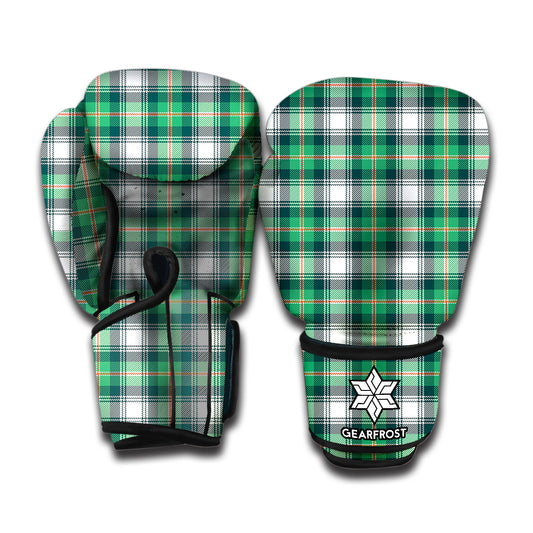 Saint Patrick's Day Tartan Pattern Print Boxing Gloves