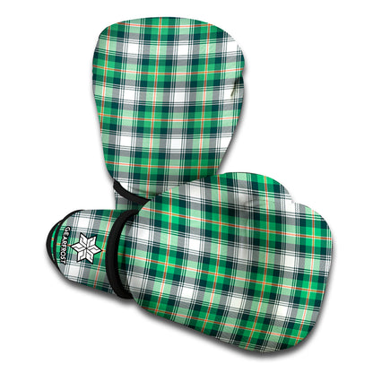 Saint Patrick's Day Tartan Pattern Print Boxing Gloves