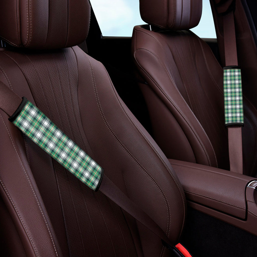 Saint Patrick's Day Tartan Pattern Print Car Seat Belt Covers
