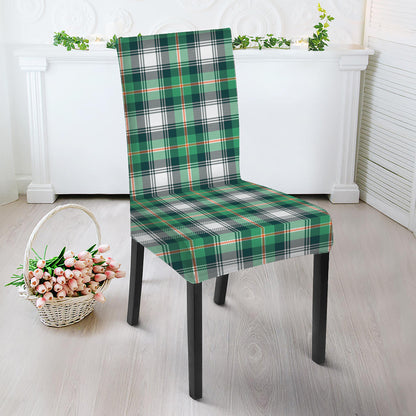Saint Patrick's Day Tartan Pattern Print Dining Chair Slipcover