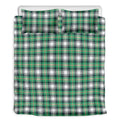 Saint Patrick's Day Tartan Pattern Print Duvet Cover Bedding Set