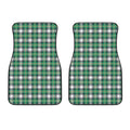 Saint Patrick's Day Tartan Pattern Print Front Car Floor Mats