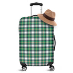 Saint Patrick's Day Tartan Pattern Print Luggage Cover