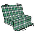 Saint Patrick's Day Tartan Pattern Print Pet Car Back Seat Cover