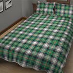 Saint Patrick's Day Tartan Pattern Print Quilt Bed Set