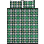 Saint Patrick's Day Tartan Pattern Print Quilt Bed Set