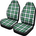 Saint Patrick's Day Tartan Pattern Print Universal Fit Car Seat Covers
