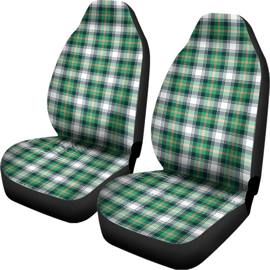 Saint Patrick's Day Tartan Pattern Print Universal Fit Car Seat Covers