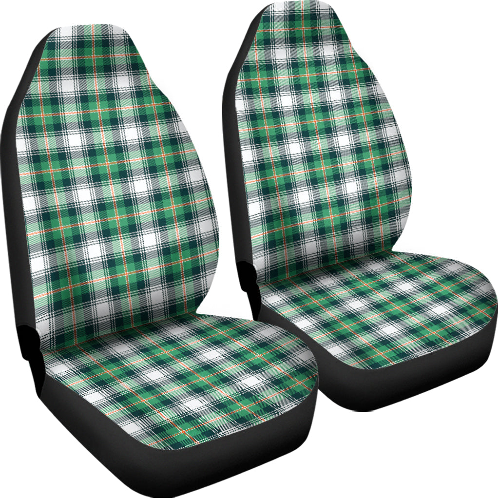 Saint Patrick's Day Tartan Pattern Print Universal Fit Car Seat Covers