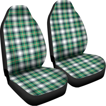Saint Patrick's Day Tartan Pattern Print Universal Fit Car Seat Covers