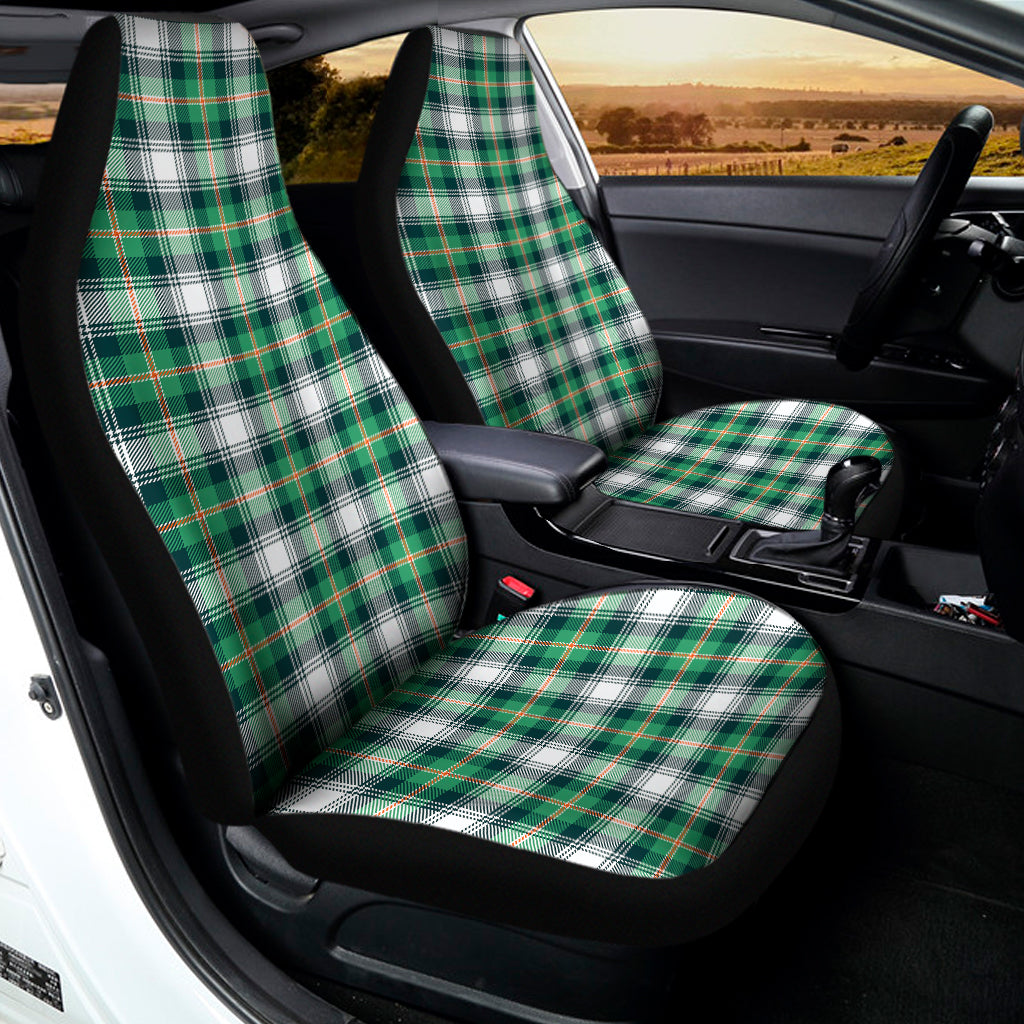 Saint Patrick's Day Tartan Pattern Print Universal Fit Car Seat Covers