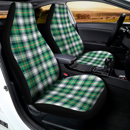 Saint Patrick's Day Tartan Pattern Print Universal Fit Car Seat Covers