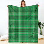 Saint Patrick's Day Tartan Print Blanket