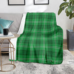 Saint Patrick's Day Tartan Print Blanket