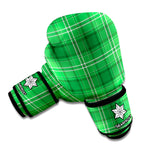 Saint Patrick's Day Tartan Print Boxing Gloves