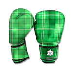 Saint Patrick's Day Tartan Print Boxing Gloves