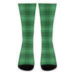 Saint Patrick's Day Tartan Print Crew Socks