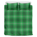 Saint Patrick's Day Tartan Print Duvet Cover Bedding Set
