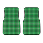 Saint Patrick's Day Tartan Print Front Car Floor Mats