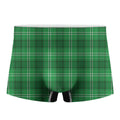 Saint Patrick's Day Tartan Print Men's Boxer Briefs