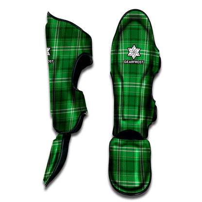 Saint Patrick's Day Tartan Print Muay Thai Shin Guard