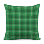 Saint Patrick's Day Tartan Print Pillow Cover