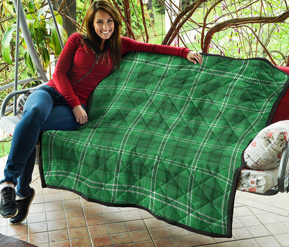 Saint Patrick's Day Tartan Print Quilt