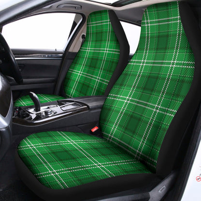 Saint Patrick's Day Tartan Print Universal Fit Car Seat Covers