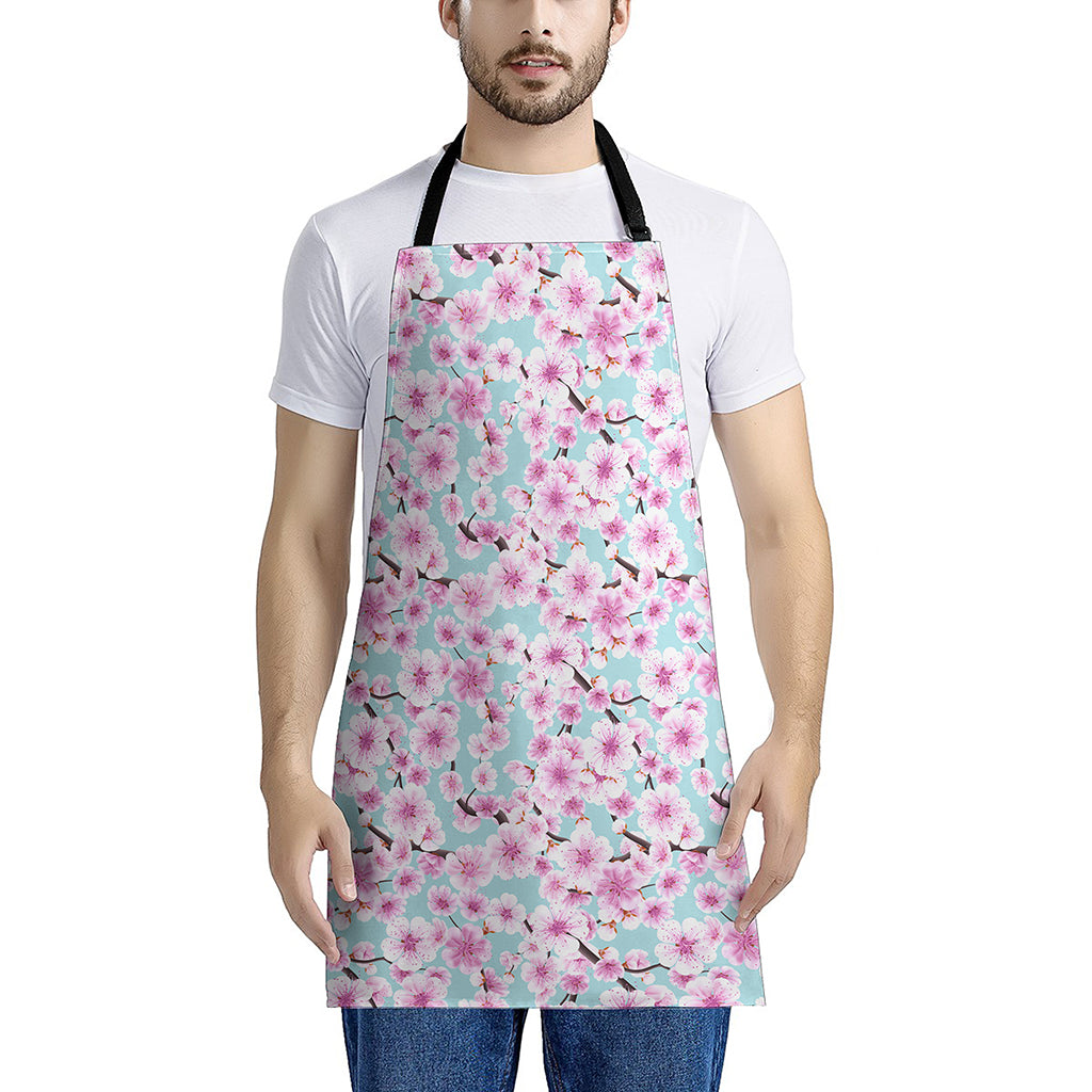 Sakura Cherry Blossom Pattern Print Apron