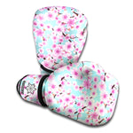 Sakura Cherry Blossom Pattern Print Boxing Gloves