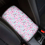 Sakura Cherry Blossom Pattern Print Car Center Console Cover
