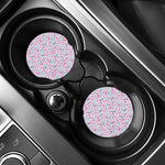Sakura Cherry Blossom Pattern Print Car Coasters