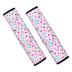 Sakura Cherry Blossom Pattern Print Car Seat Belt Covers