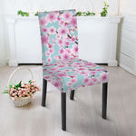Sakura Cherry Blossom Pattern Print Dining Chair Slipcover
